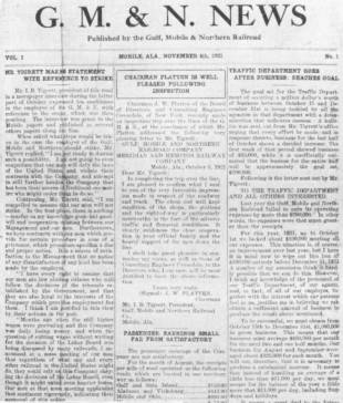 First Issue of GMN News