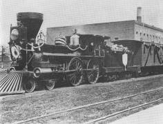 Abraham Lincoln Funeral Coach on the Alton