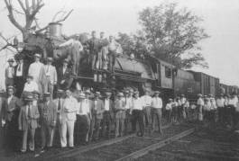 GM&N-CB&Q entering Paducah, Kentucky 1926